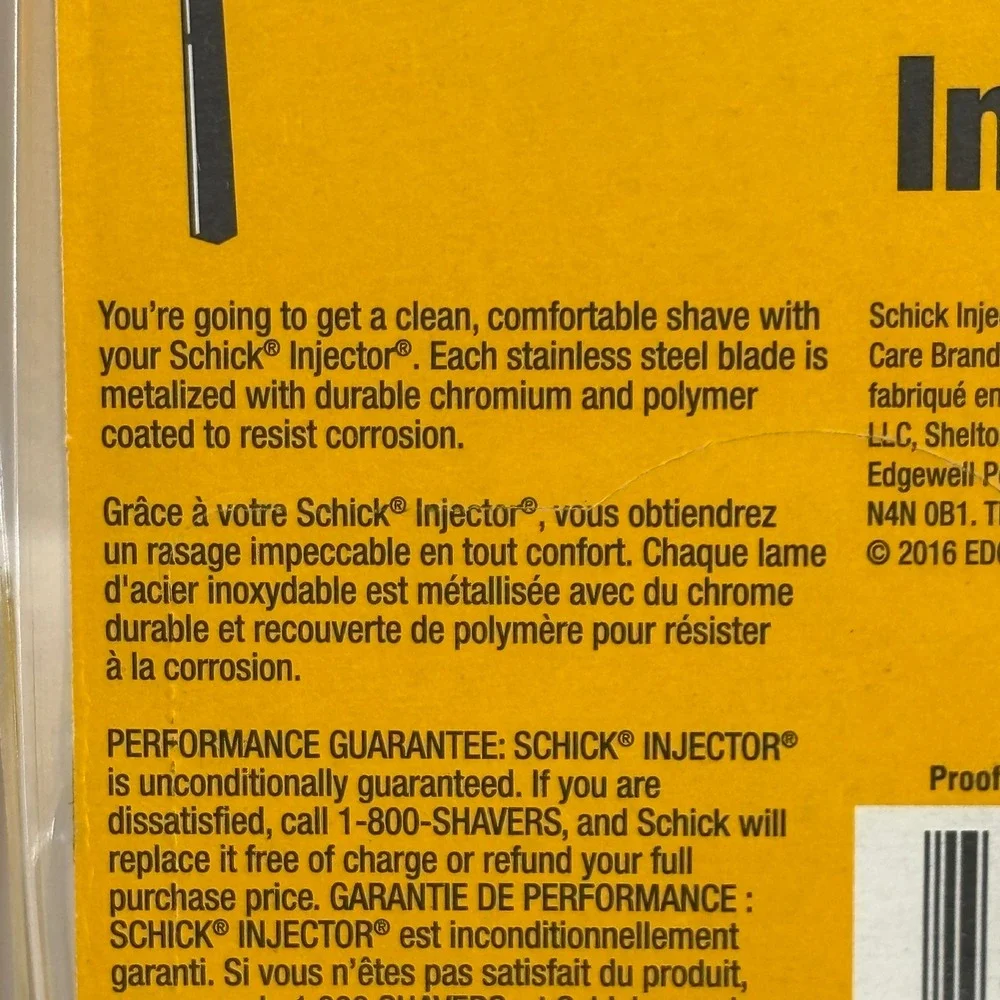 Schick Injector Razor Blades 7 Count Pack of 11 Total 77 Blades Stainless Steel